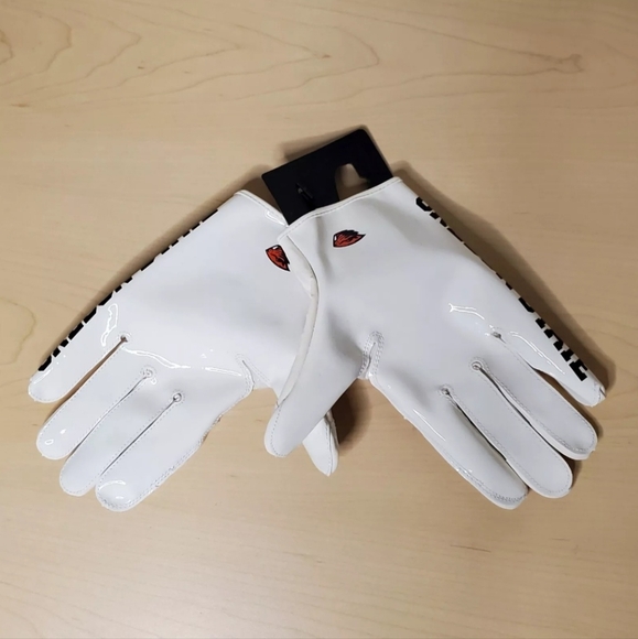 Nike Vapor Jet 7.0 Size 3XL NCAA Football Gloves Oregon State Beavers DX6901-138 - Picture 2 of 11